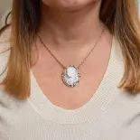 Kamea naszyjnik złoty Kamea naszyjnik złoty